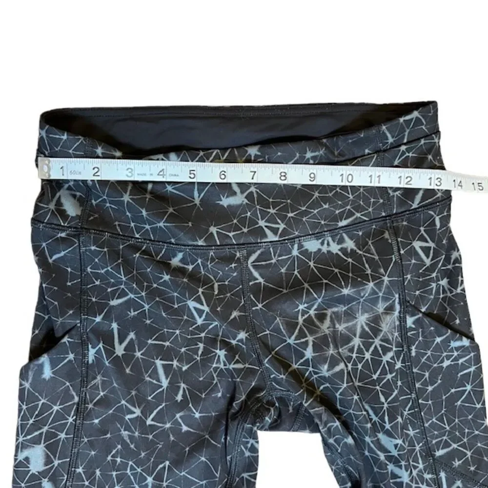 Lululemon Speed Tight III *Full-On Luxtreme Star Crushed Coal Black 6‎